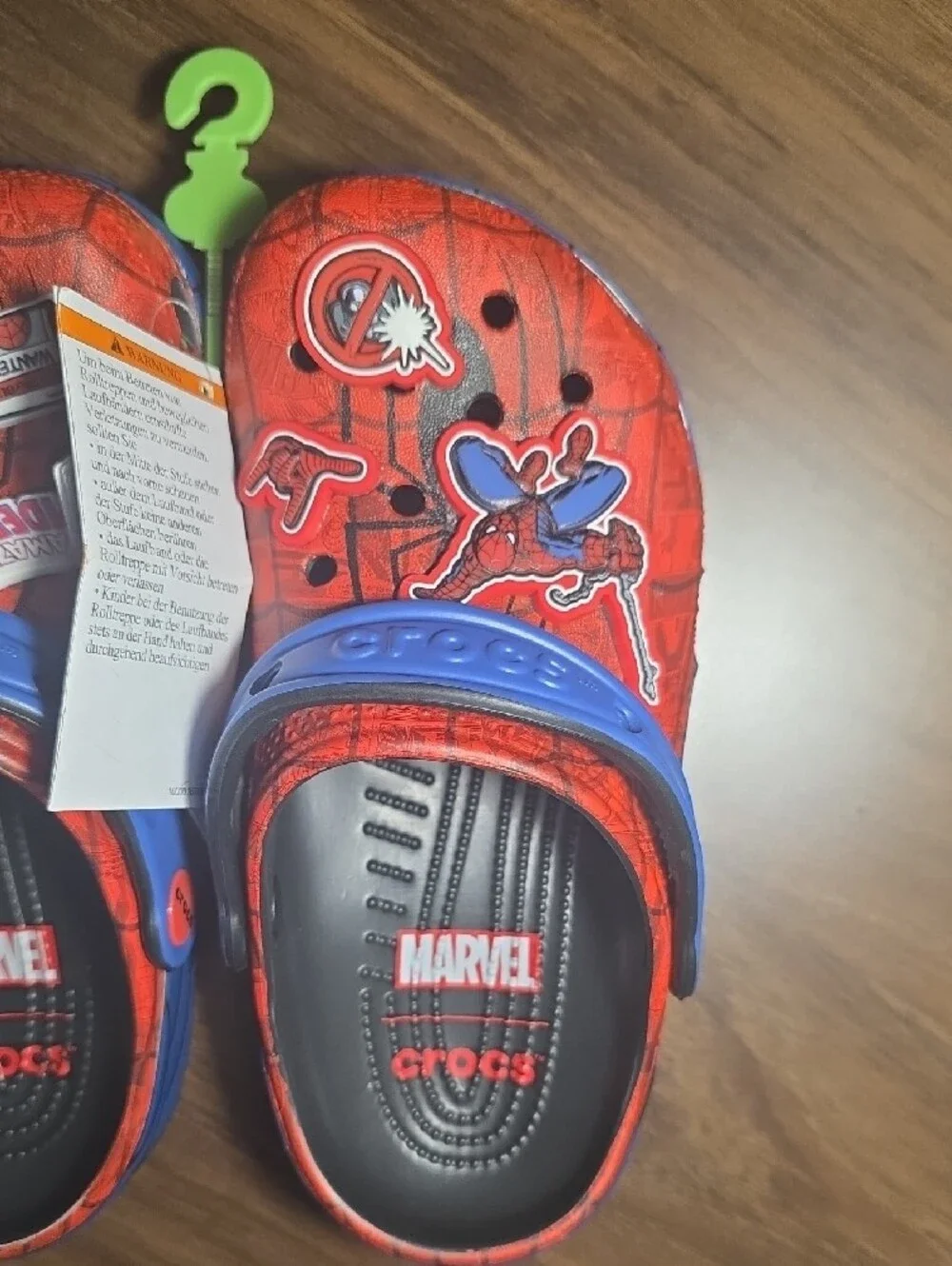 Marvel Kids Spider-Man Red and Blue Clog Slippers